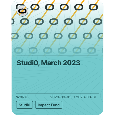 Studi0, March 2023