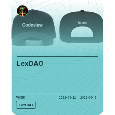 LexDAO