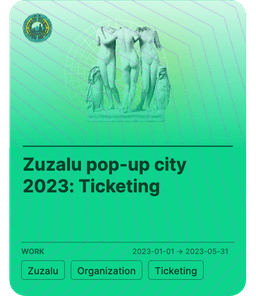 Zuzalu pop-up city 2023: Ticketing