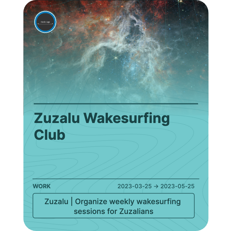 Zuzalu Wakesurfing Club