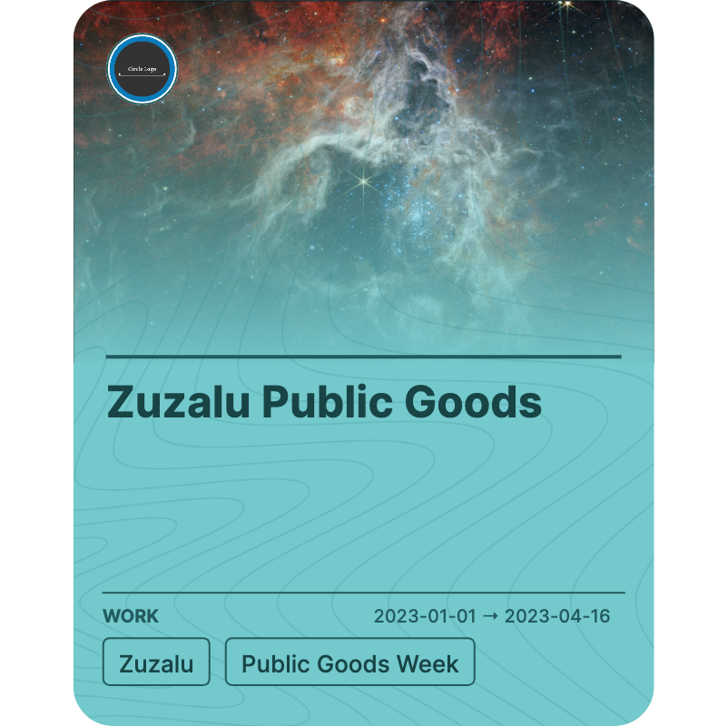 Zuzalu Public Goods