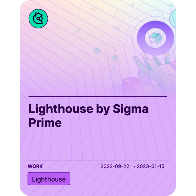 Lighthouse by Sigma Prime