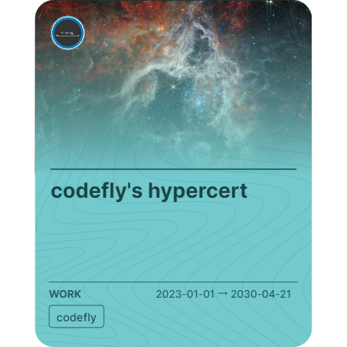 codefly's hypercert