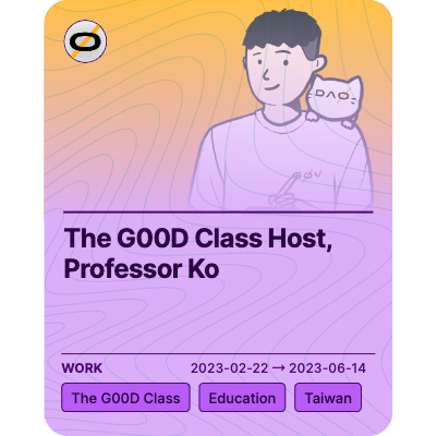 The G00D Class Host, Professor Ko