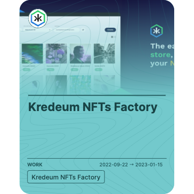 Kredeum NFTs Factory