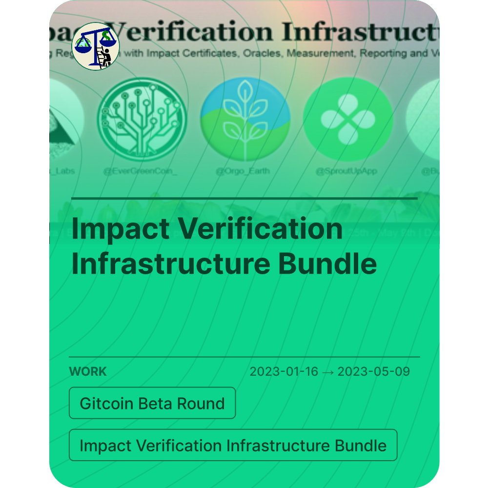 Impact Verification Infrastructure Bundle