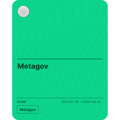 Metagov