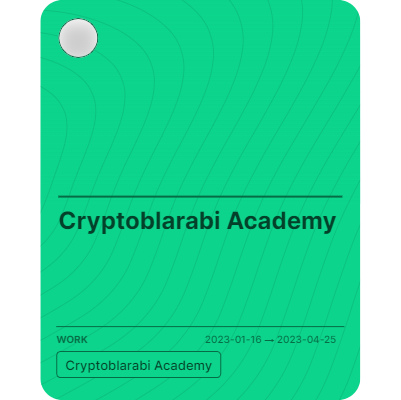 Cryptoblarabi Academy