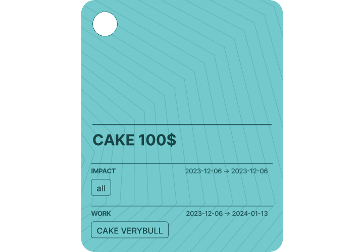 CAKE 100$