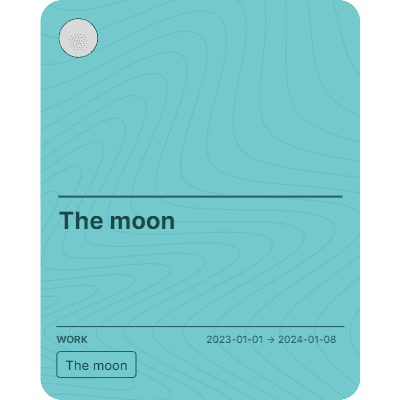 The moon