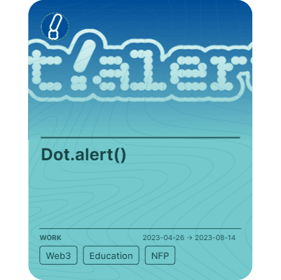 Dot.alert()