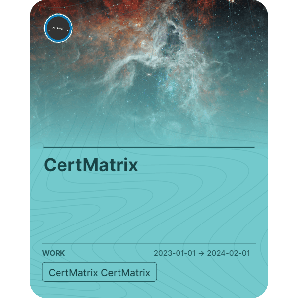 CertMatrix