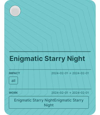 Enigmatic Starry Night