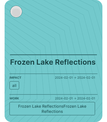 Frozen Lake Reflections