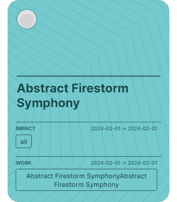 Abstract Firestorm Symphony