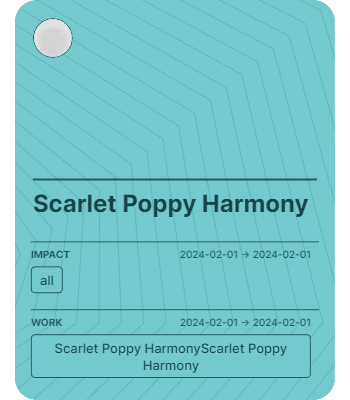 Scarlet Poppy Harmony