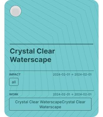 Crystal Clear Waterscape