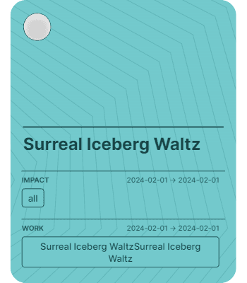 Surreal Iceberg Waltz