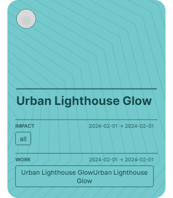 Urban Lighthouse Glow