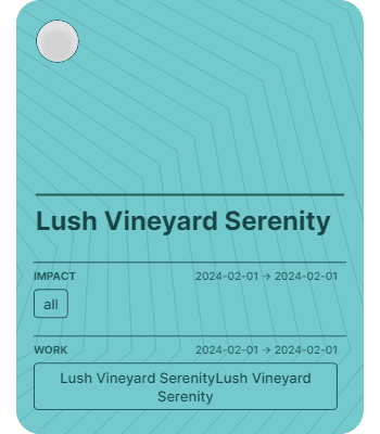 Lush Vineyard Serenity