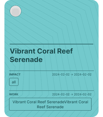 Vibrant Coral Reef Serenade