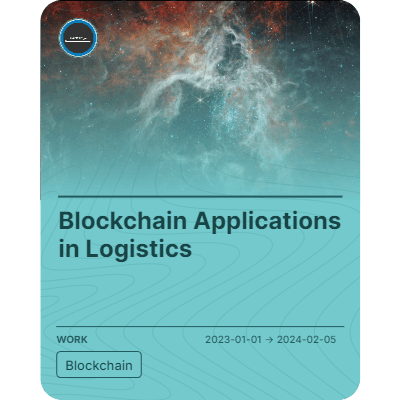 Blockchain Applications in Logistics