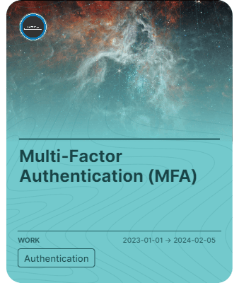 Multi-Factor Authentication (MFA)