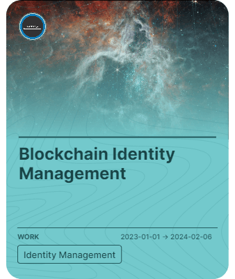 Blockchain Identity Management