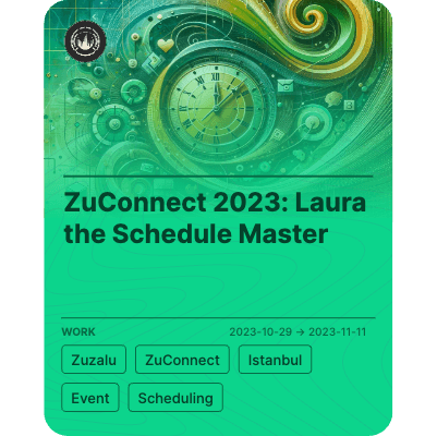 ZuConnect 2023: Laura the Schedule Master