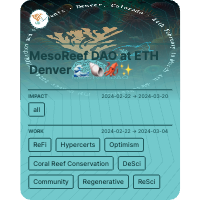 MesoReef DAO at ETH Denver 🌊🐚🦑✨