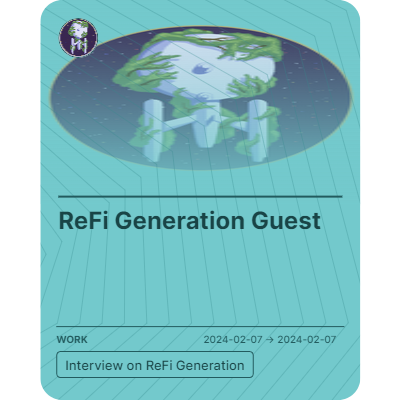 ReFi Generation Guest