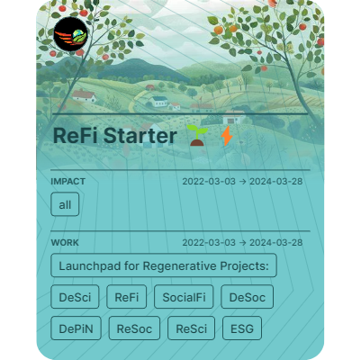 ReFi Starter 🌱⚡