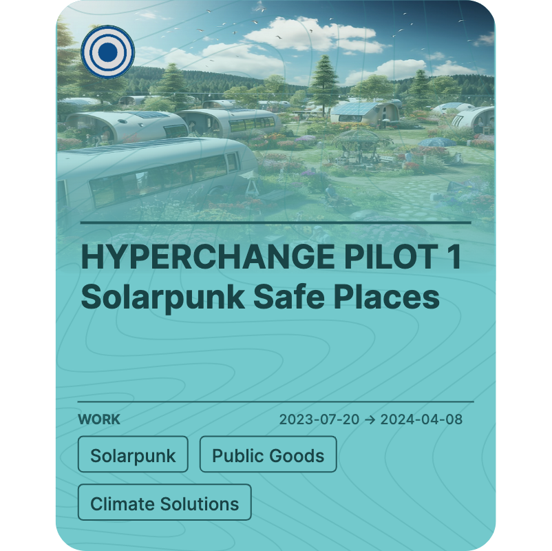 HYPERCHANGE PILOT 1    Solarpunk Safe Places