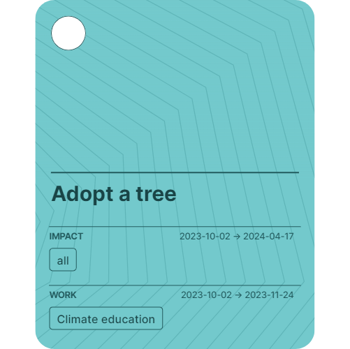 Adopt a tree