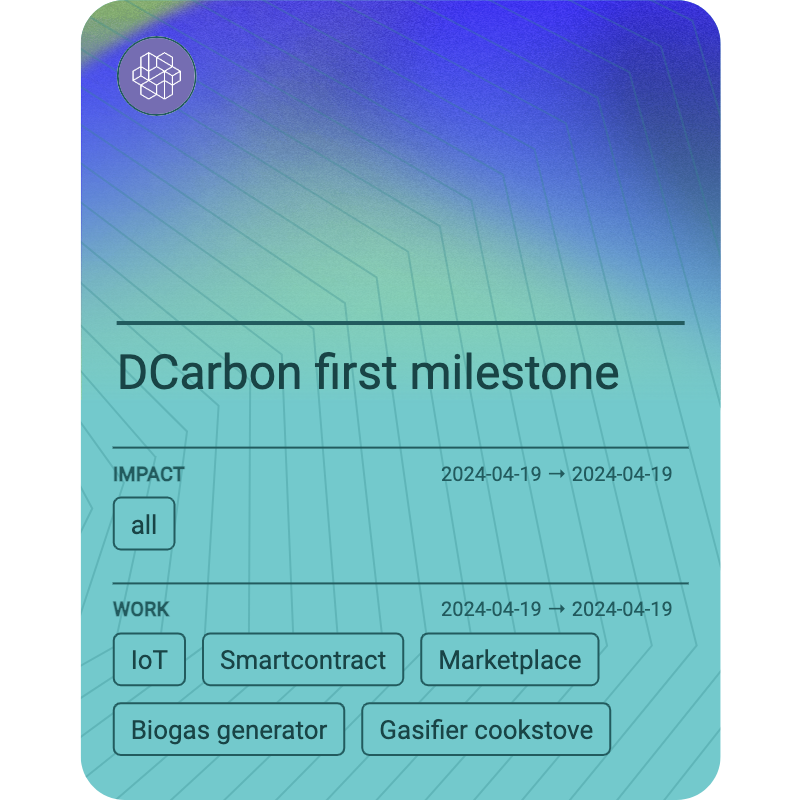 DCarbon first milestone