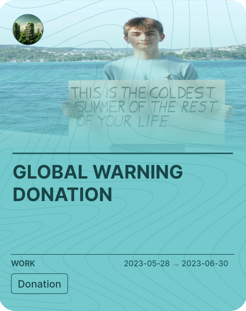 GLOBAL WARNING DONATION