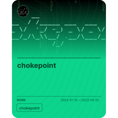 chokepoint