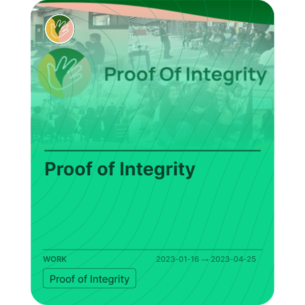 Proof of Integrity