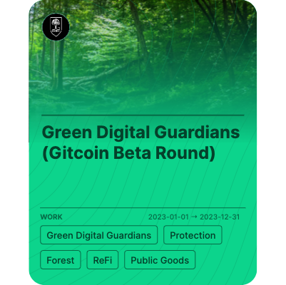 Green Digital Guardians (Gitcoin Beta Round)