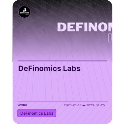 DeFinomics Labs