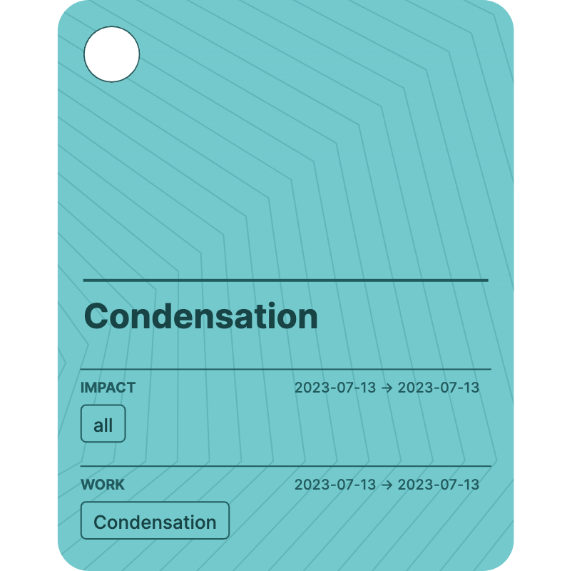 Condensation