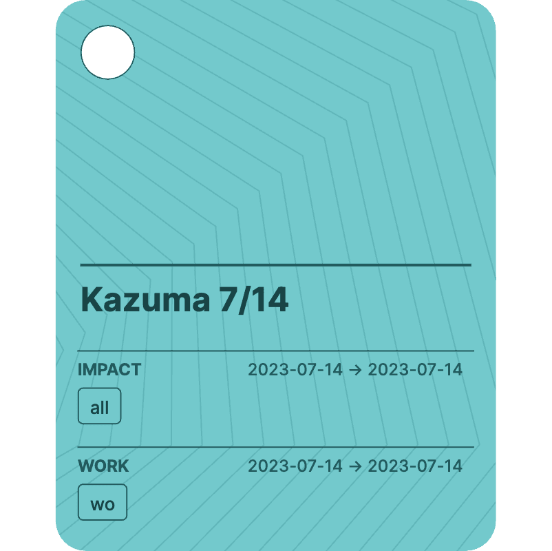 Kazuma 7/14