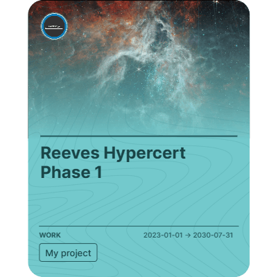 Reeves Hypercert Phase 1