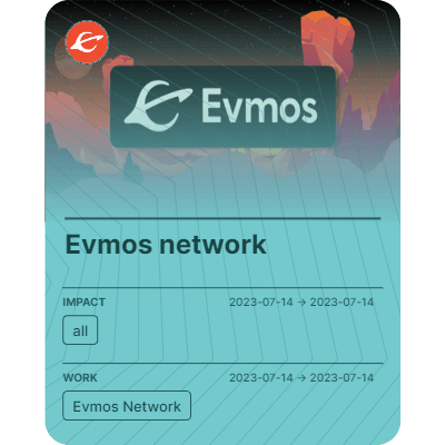 Evmos network