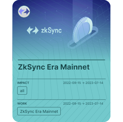 ZkSync Era Mainnet