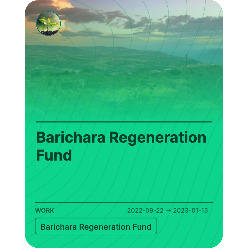 Barichara Regeneration Fund