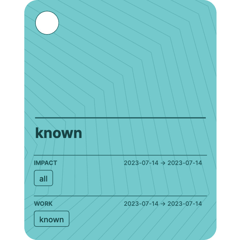 known