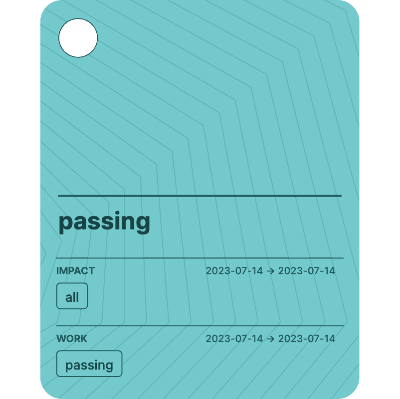 passing