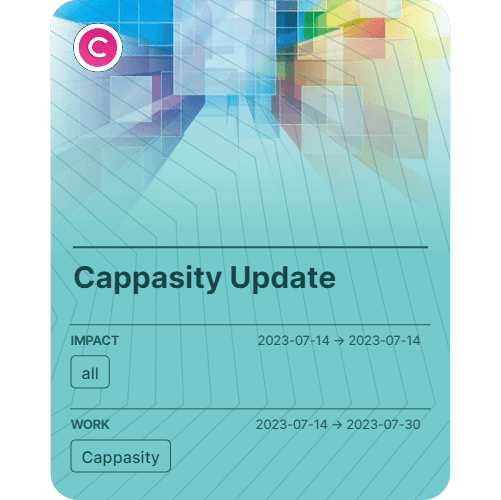 Cappasity Update