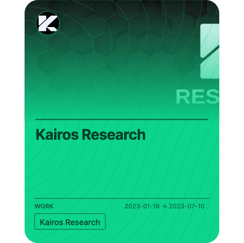 Kairos Research 